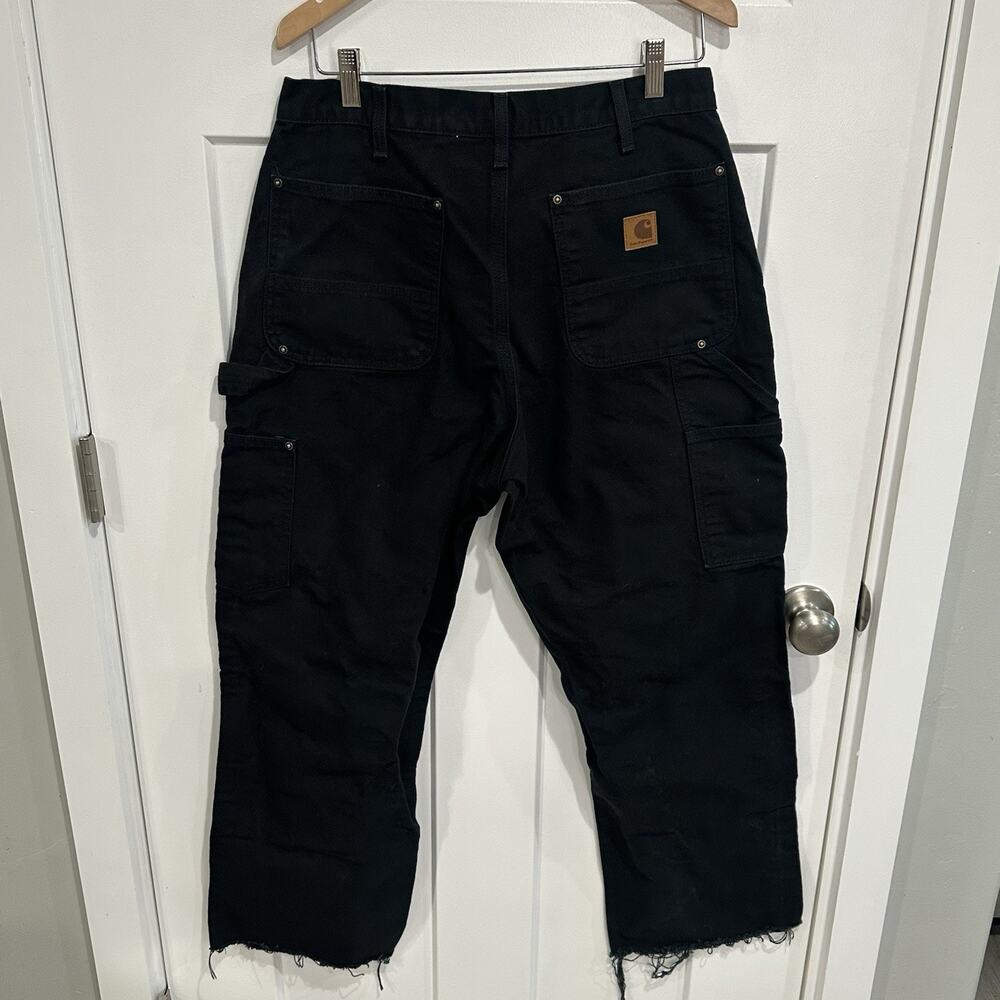 Carhartt Pants Men's 32x32(31X28) Double Knee Carpenter Cargo B136 Dungaree Fit